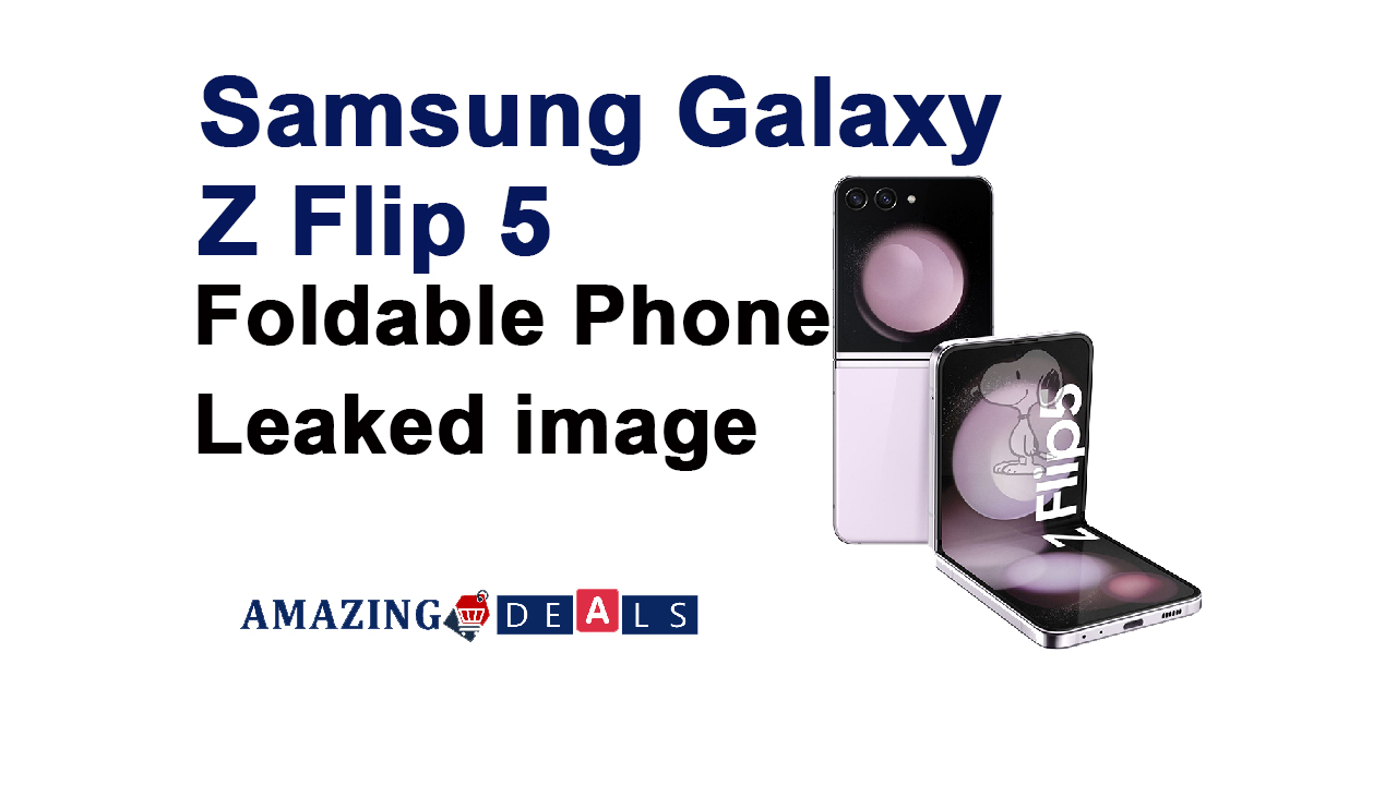 The Samsung Galaxy Z Flip 5: A New Generation of Foldable Phone with Leaked image.