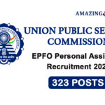 UPSC EPFO PERSONAL ASSISTANT